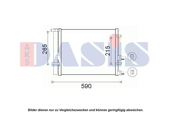 AKS DASIS Kondensaator,kliimaseade 562024N